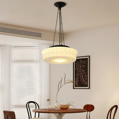 Thalessia Milky White Pendant Lamp in Minimalist Design