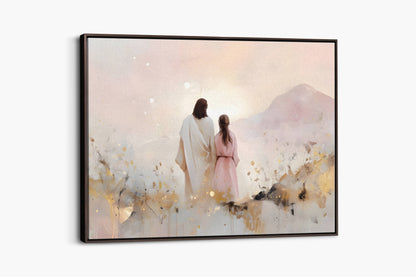 He Walks Beside You | Canvas