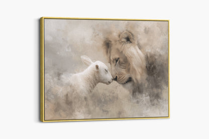 Lion & Lamb | Canvas