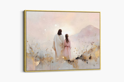 He Walks Beside You | Canvas