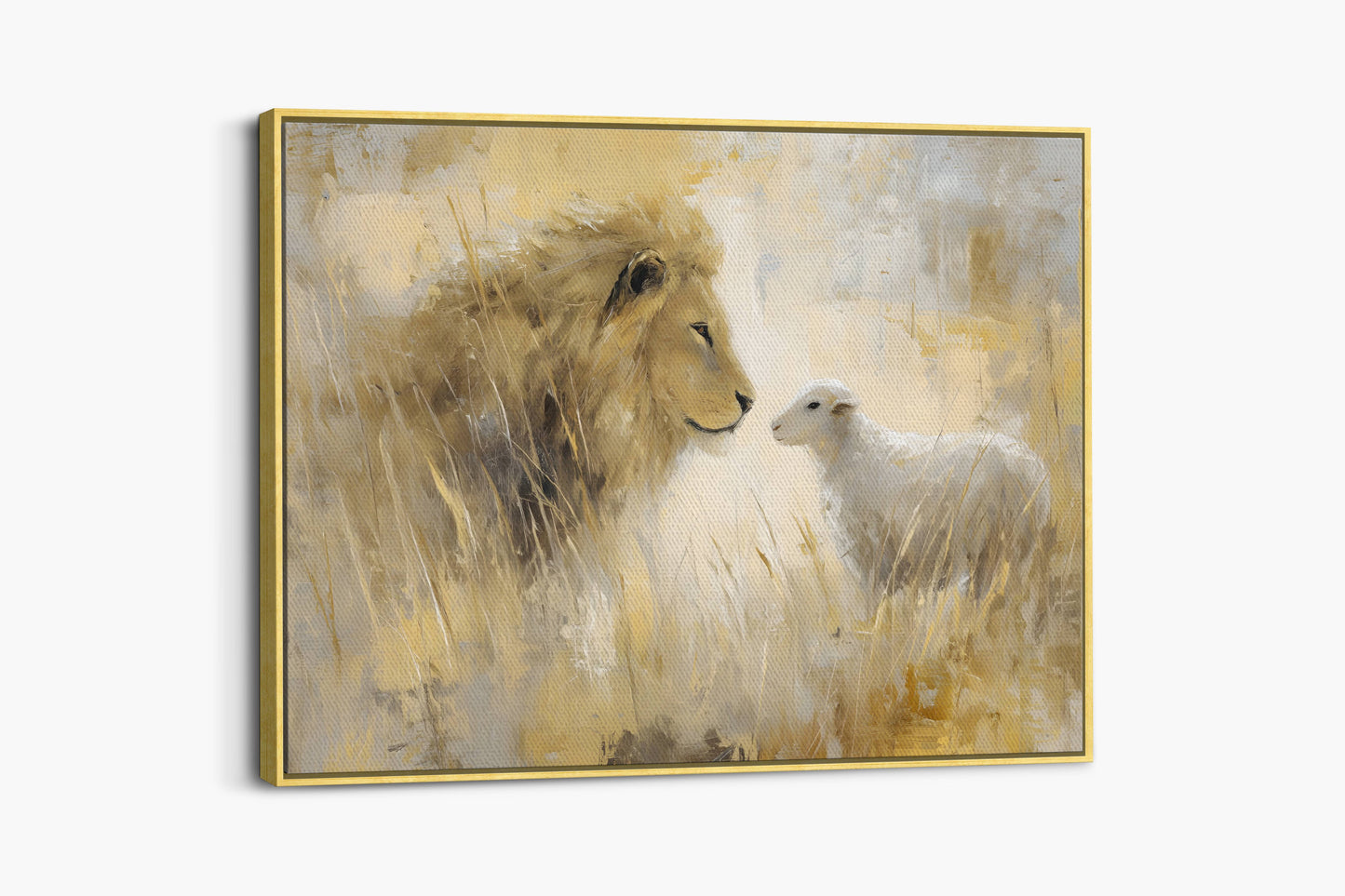 The Lion and the Lamb of Revelation | Canvas