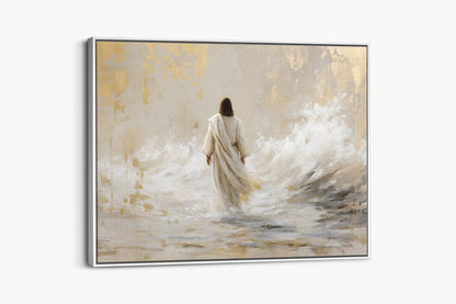 He Walked Upon the Storm | Canvas