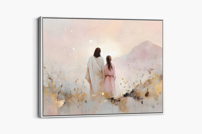 He Walks Beside You | Canvas