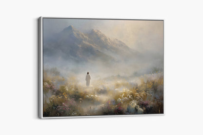 The Shepherd Among the Wildflowers | Canvas