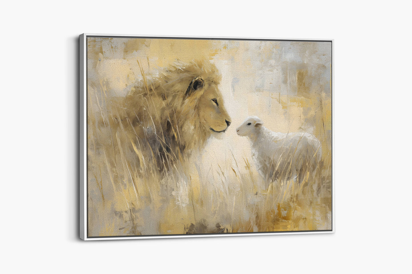 The Lion and the Lamb of Revelation | Canvas