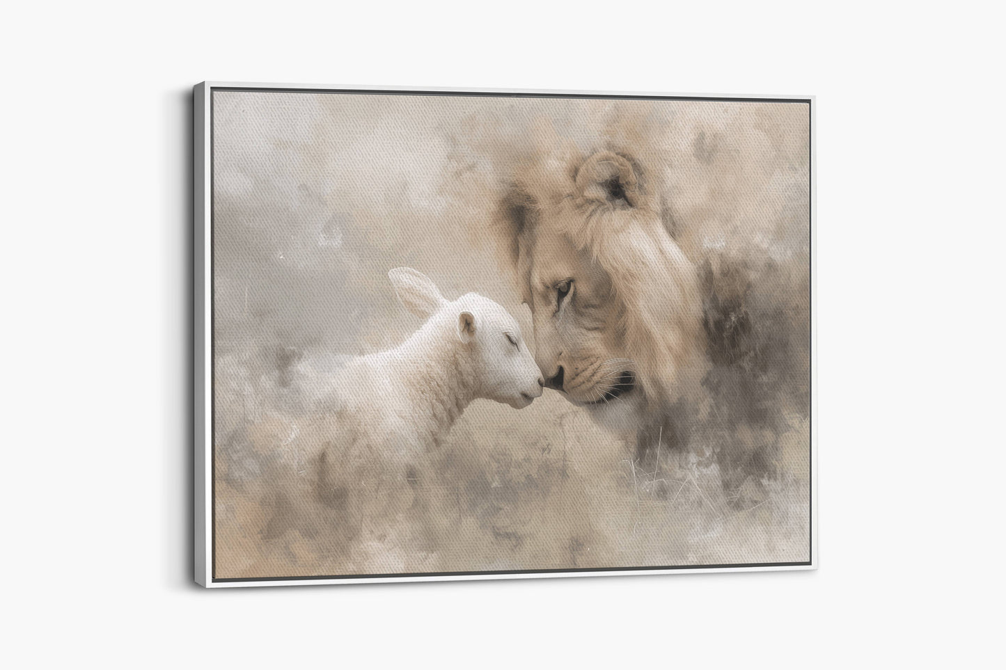 Lion & Lamb | Canvas