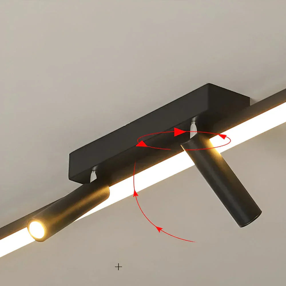 Acanthus Adjustable LED Rail Spot Ceiling Lamp