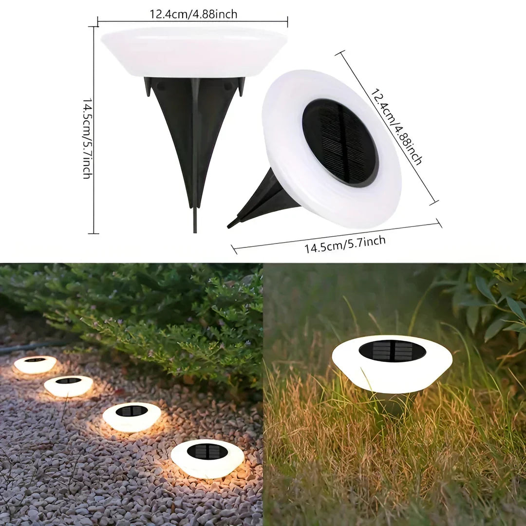 Montavio Home™ Rust-Proof Solar Ground Light (Pack of 4)