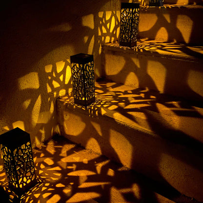 Solar Weatherproof Pattern Lights (Pack of 4)