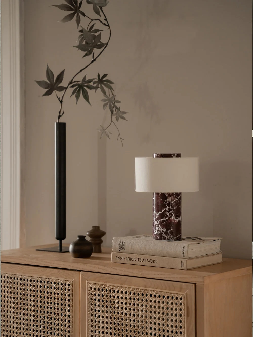 Strata Portable Lamp | Rosso Levanto - 9.5" / 24cm
