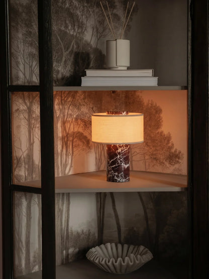 Strata Portable Lamp | Rosso Levanto - 9.5" / 24cm