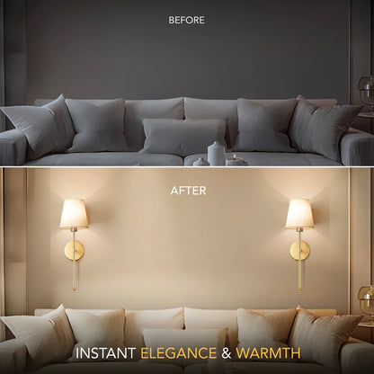 Wireless Wall Sconces (Set of 2)