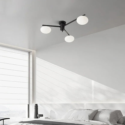 Drusilla Minimalist Scandinavian Glass Ceiling Lamp