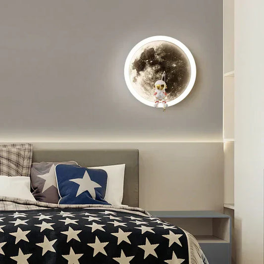 Velmir LED Wall Lamp Moon Astronaut