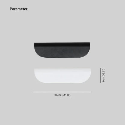 Astoria Modern Curved Outdoor Wall Lamp
