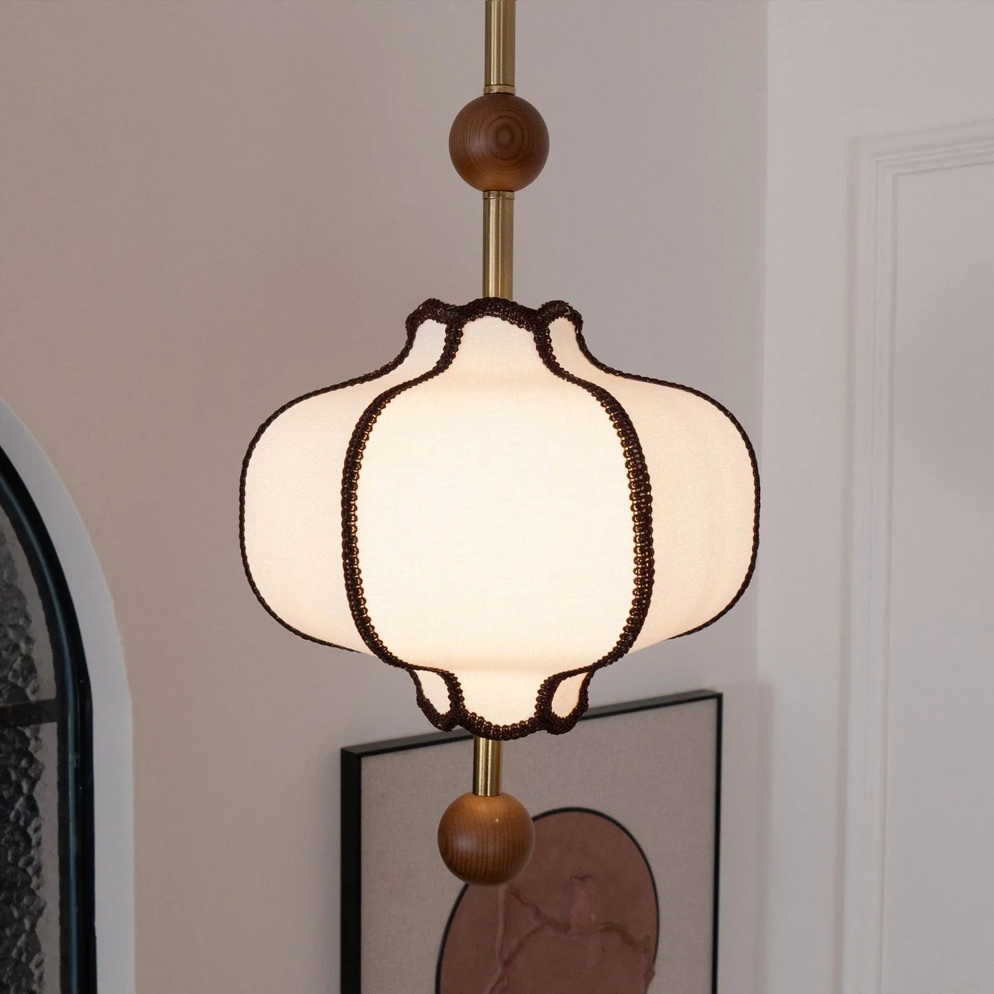 Lycia Scandinavian Fabric Pendant Lamp