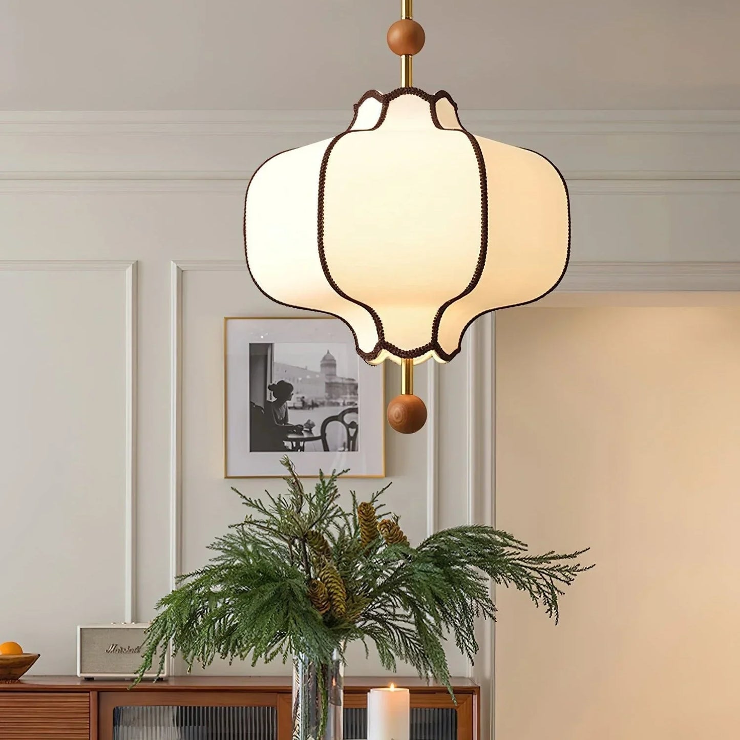 Lycia Scandinavian Fabric Pendant Lamp