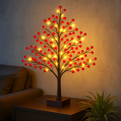 Twinkling Tree Berry Bloom by Montavio Home