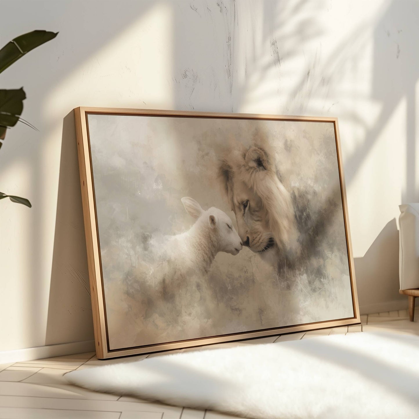 Lion & Lamb | Canvas