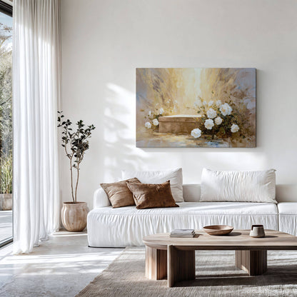 The Rose of His Resurrection | Canvas