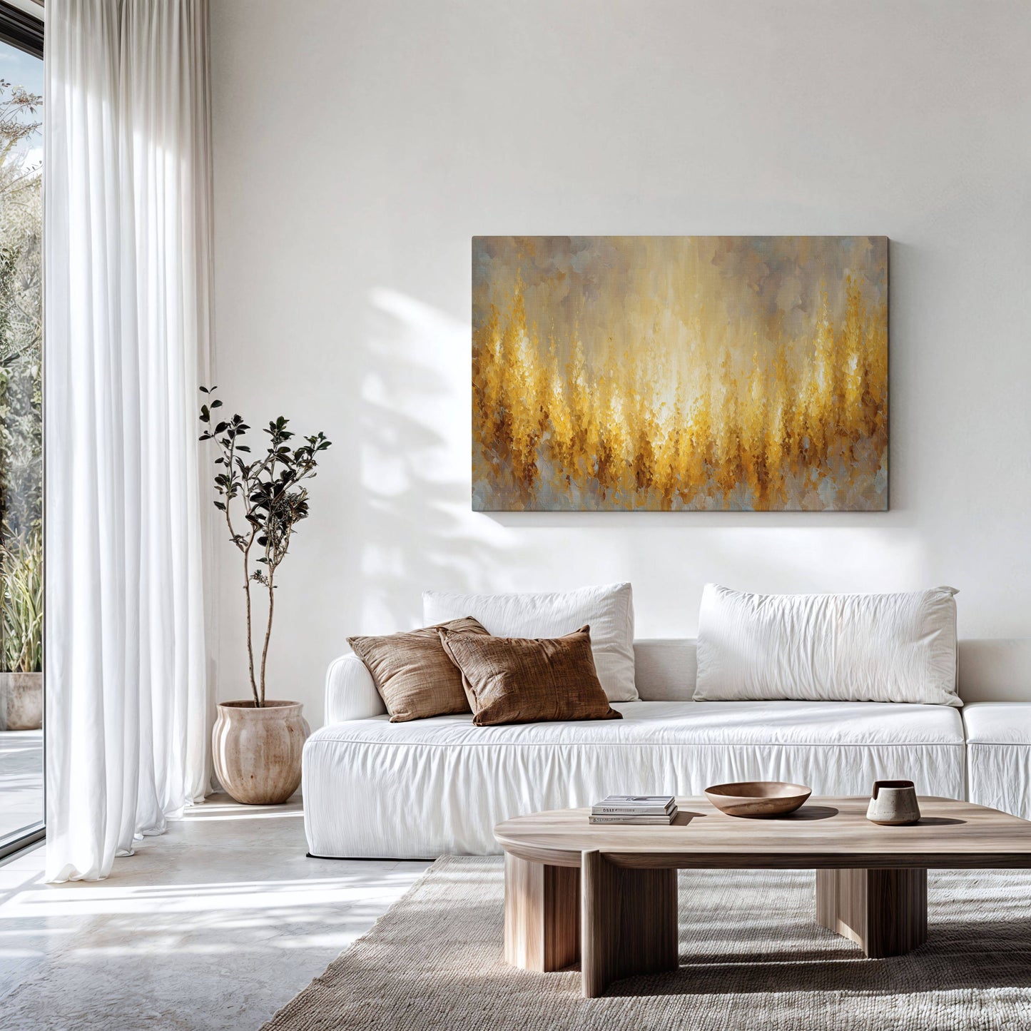 The Flame of His Presence | Canvas
