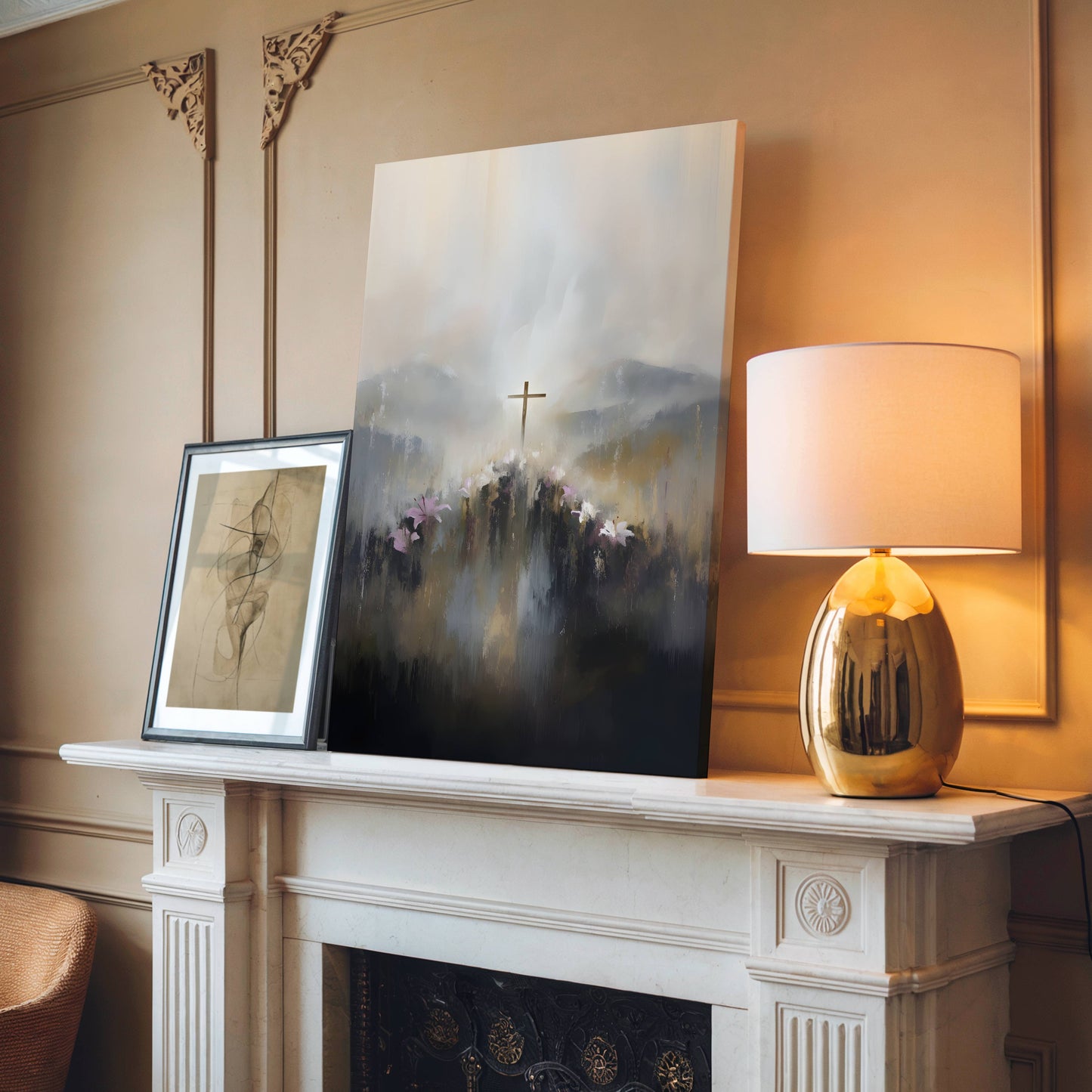 Crowned with Lilies | Canvas