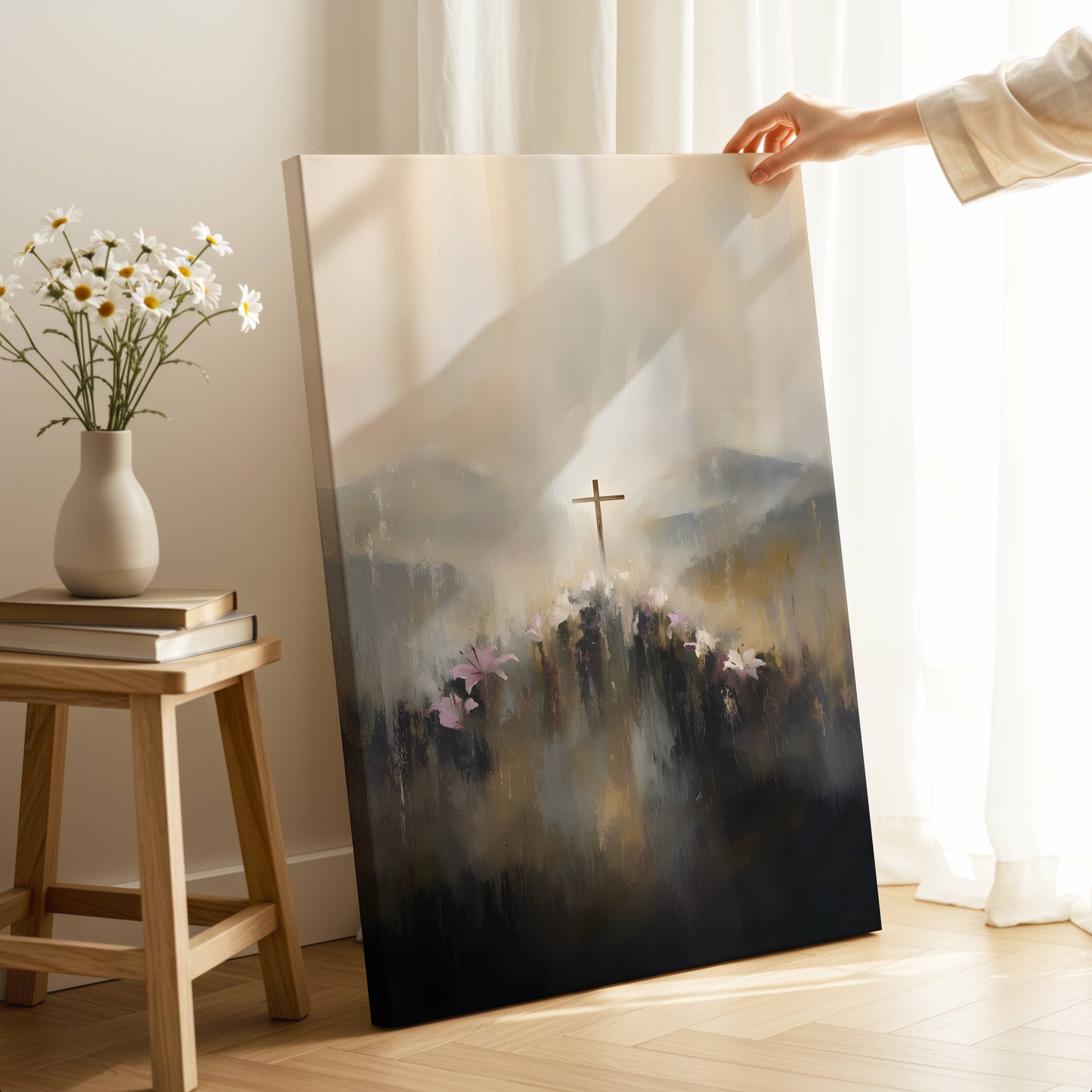 Crowned with Lilies | Canvas