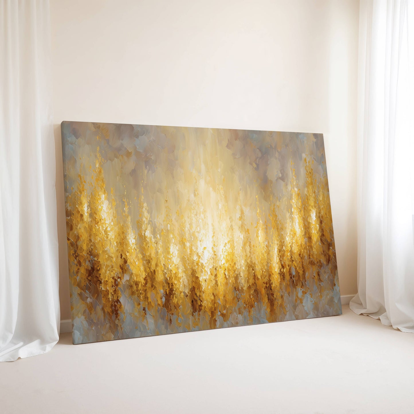 The Flame of His Presence | Canvas