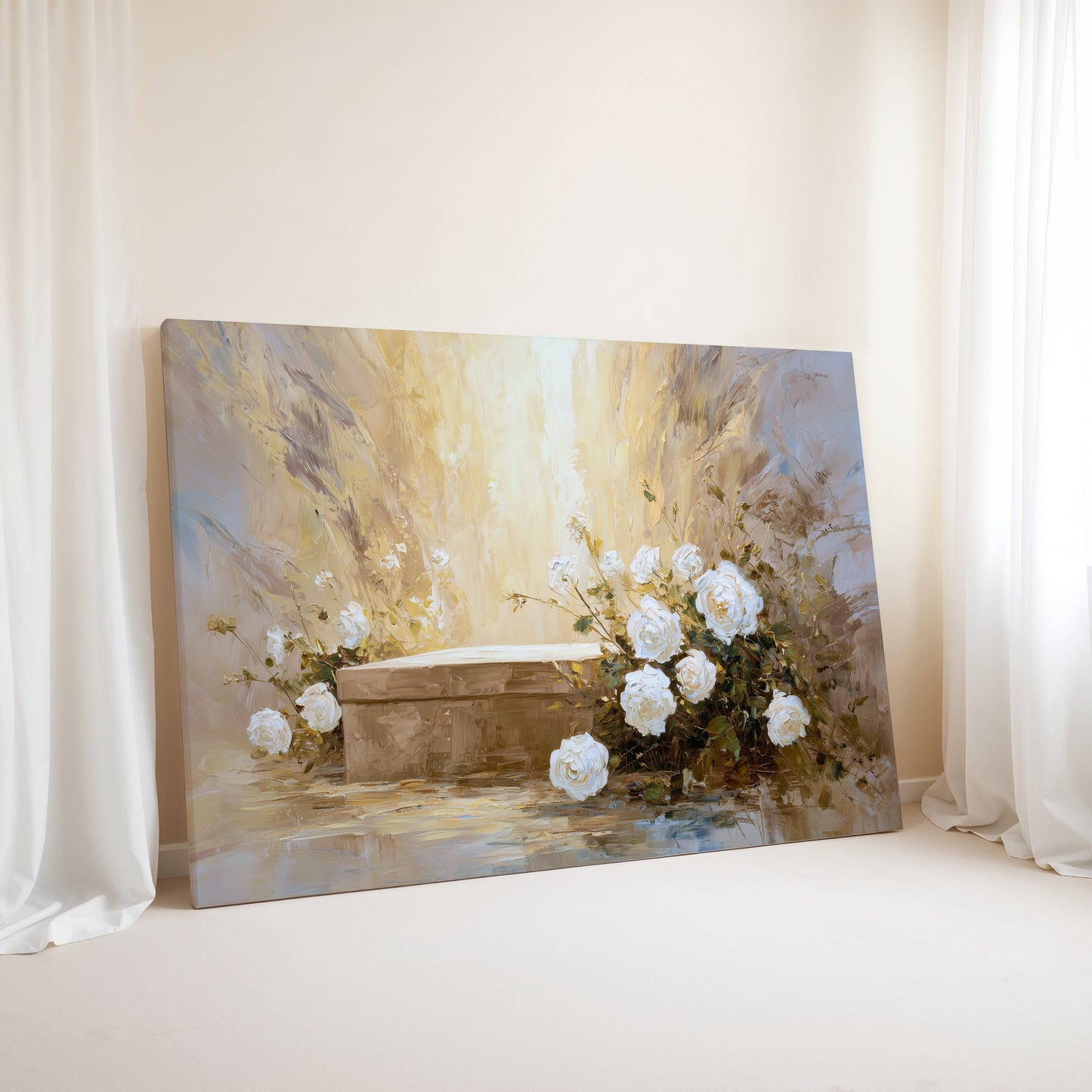 The Rose of His Resurrection | Canvas