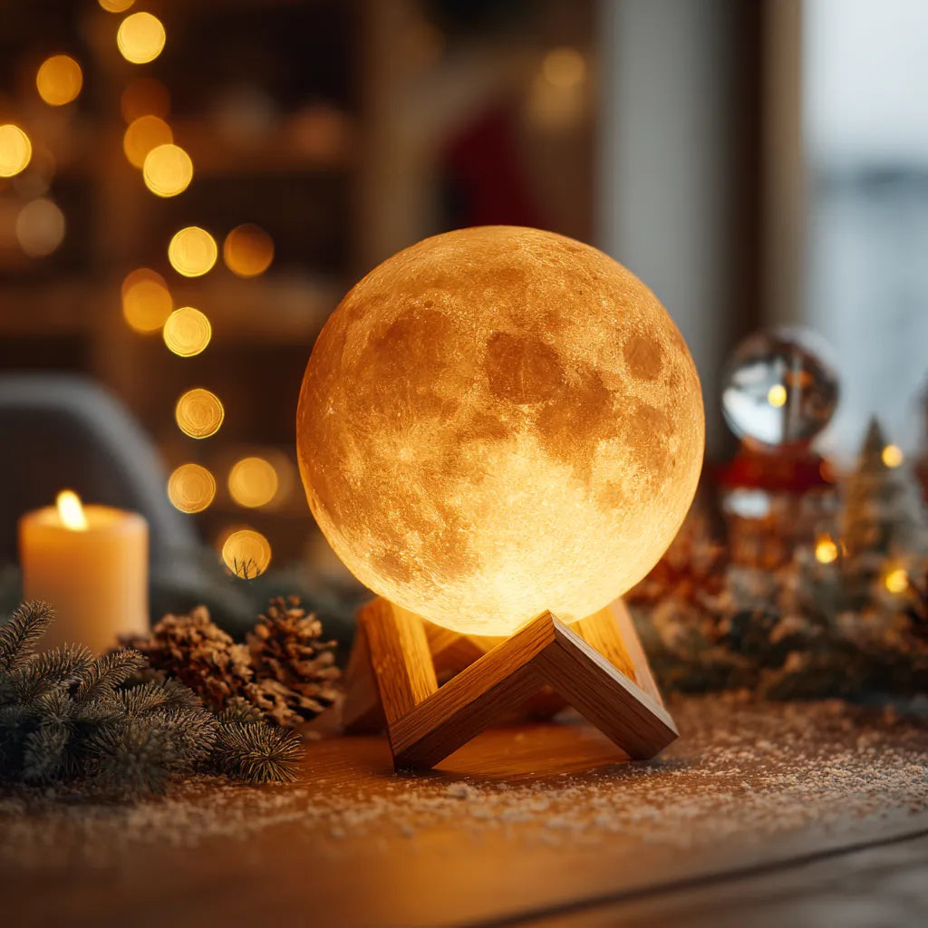 Twinkling Tree Moon Lamp by Montavio Home