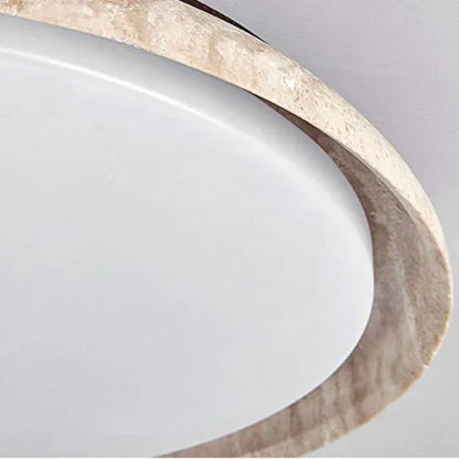 Palora Wabi Sabi Travertine LED Ceiling Lamp