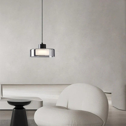 Zephyrella Italian Glass Pendant Lamp in Elegant Design