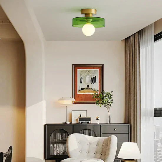 Velastra French Bauhaus-style ceiling lamp