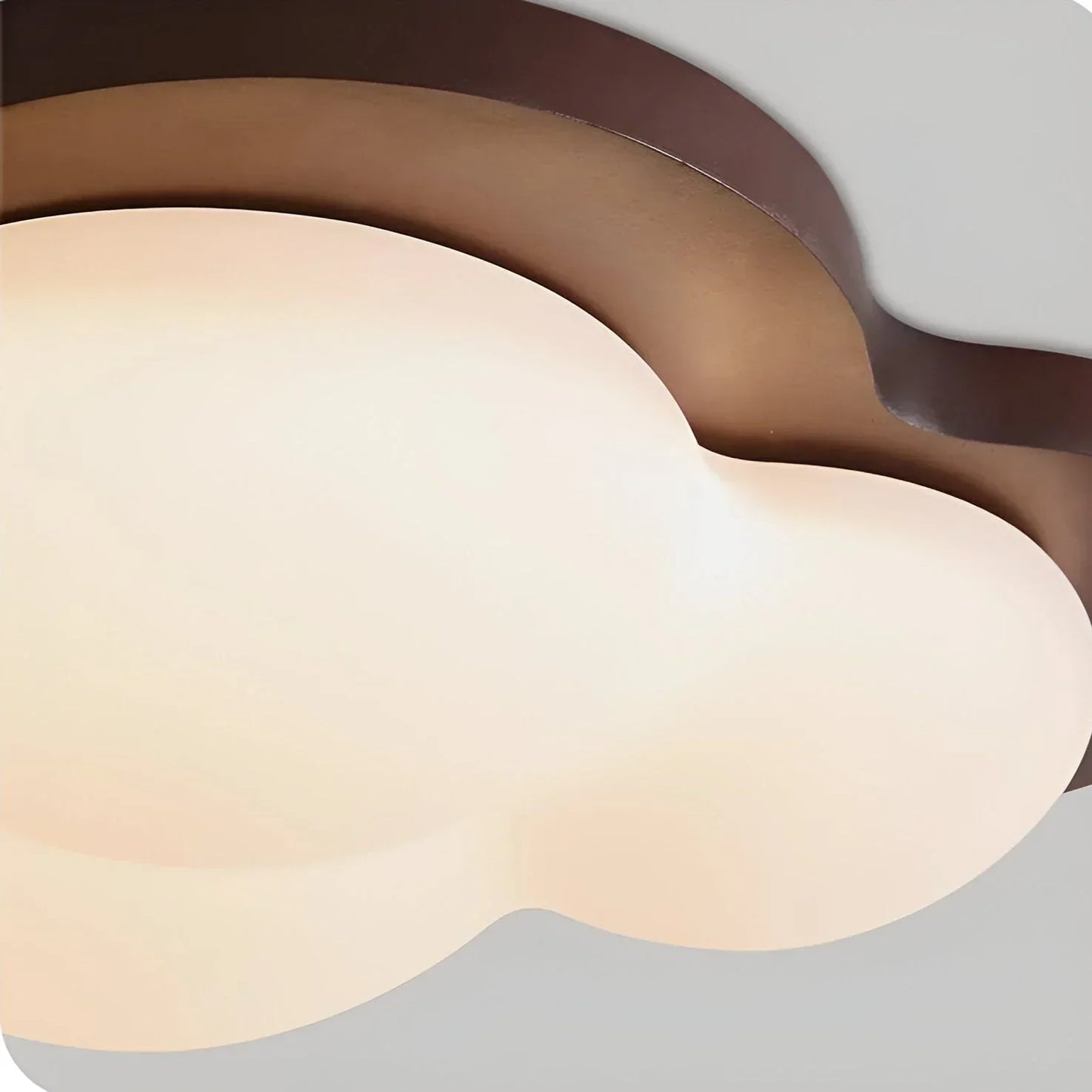 Celestra Retro Wooden LED Ceiling Lamp