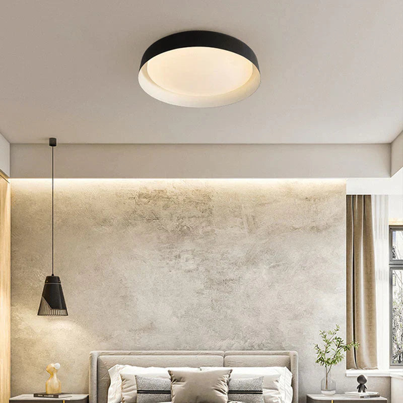 Virelia Wood Look Wabi Sabi LED Ceiling Lamp