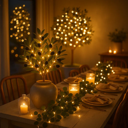 Twinkling Tree Olive Branch by Montavio Home™