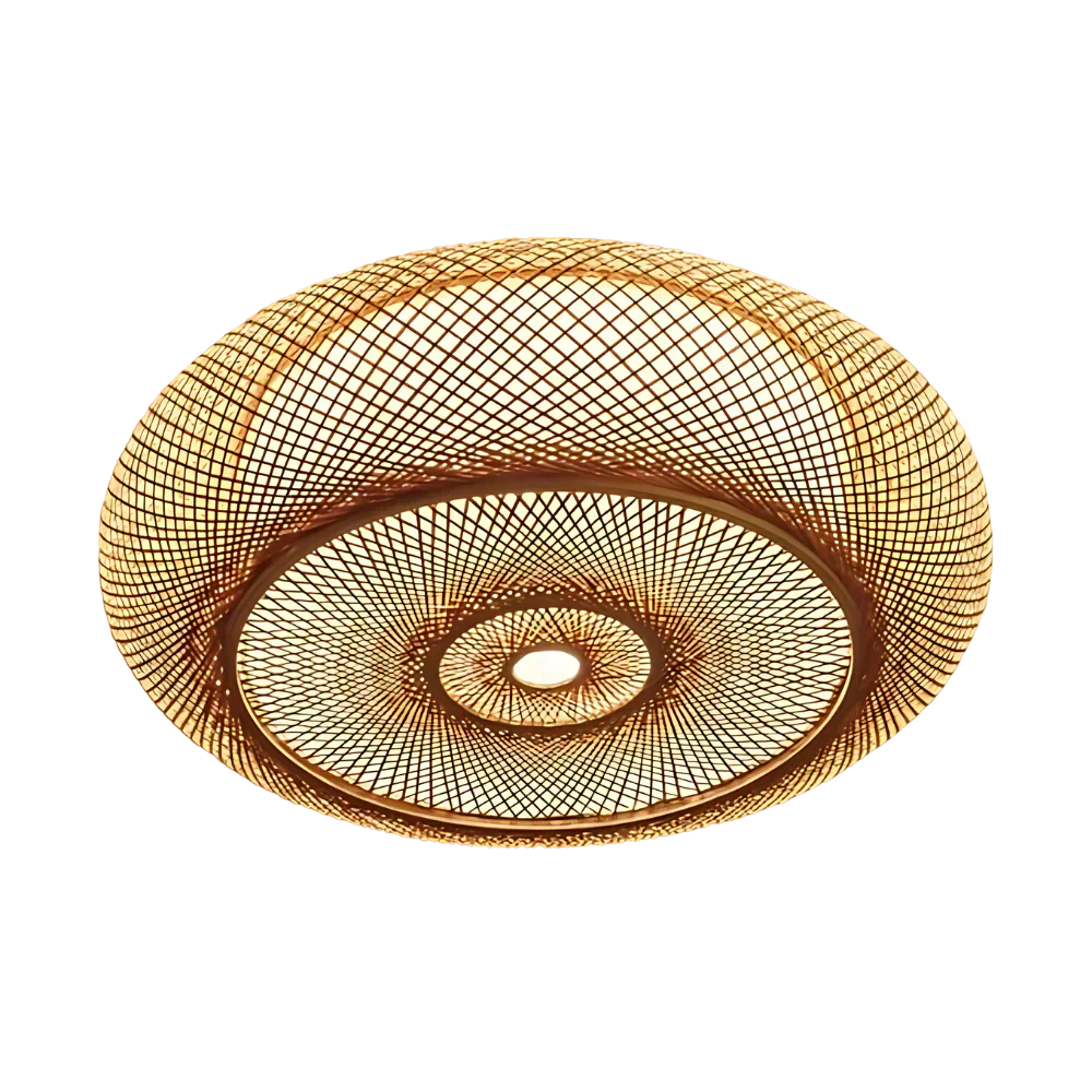 Maelira Natural Bamboo Ceiling Lamp