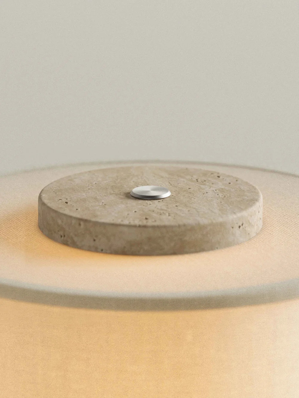 The Original - Strata Portable Lamp | Travertine - 9.5" / 24cm