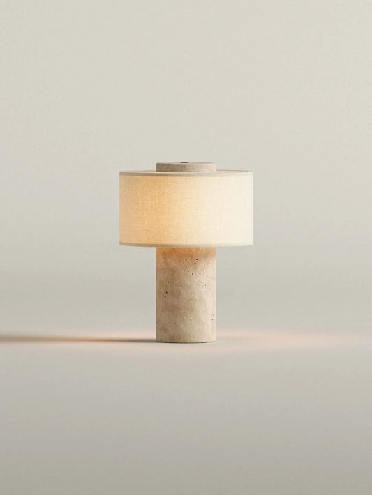 The Original - Strata Portable Lamp | Travertine - 9.5" / 24cm