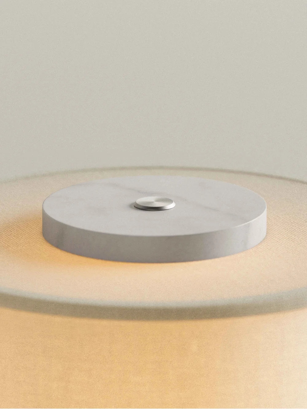 Strata Portable Lamp | White Marble - 9.5" / 24cm