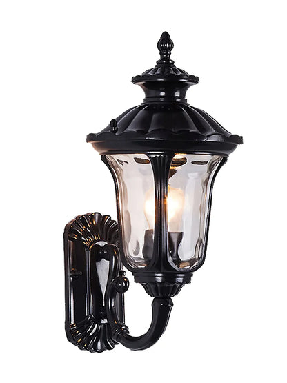 Verenia Retro Glass Outdoor Wall Lamp