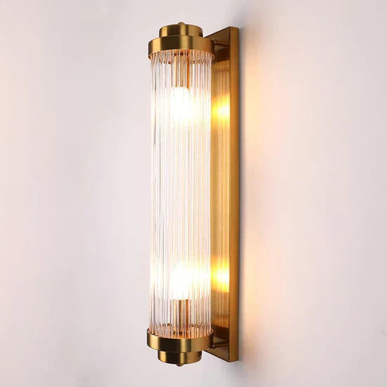 Elarisca Vintage Glass Wall Lamp with LED in Retro Style