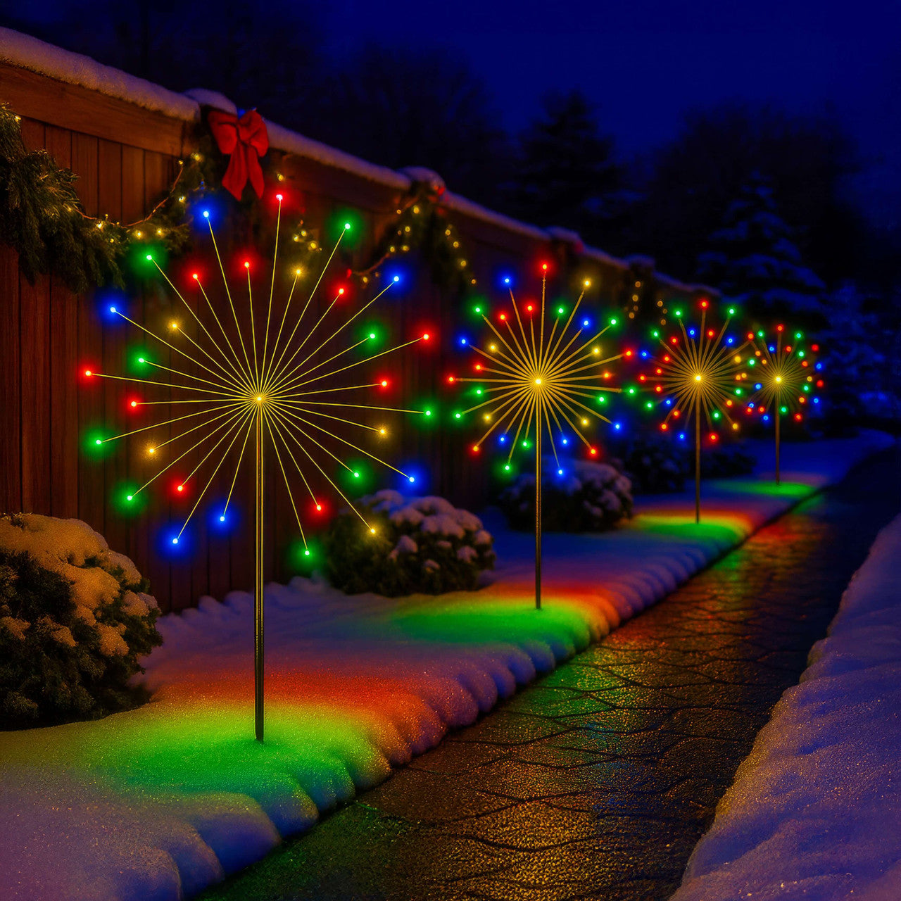 Twinkling Tree Rainbow Light by Montavio Home