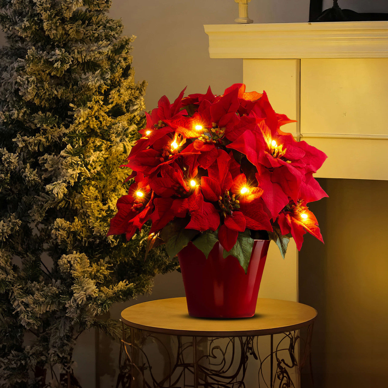 Twinkling Tree Radiant Poinsettia by Montavio Home™