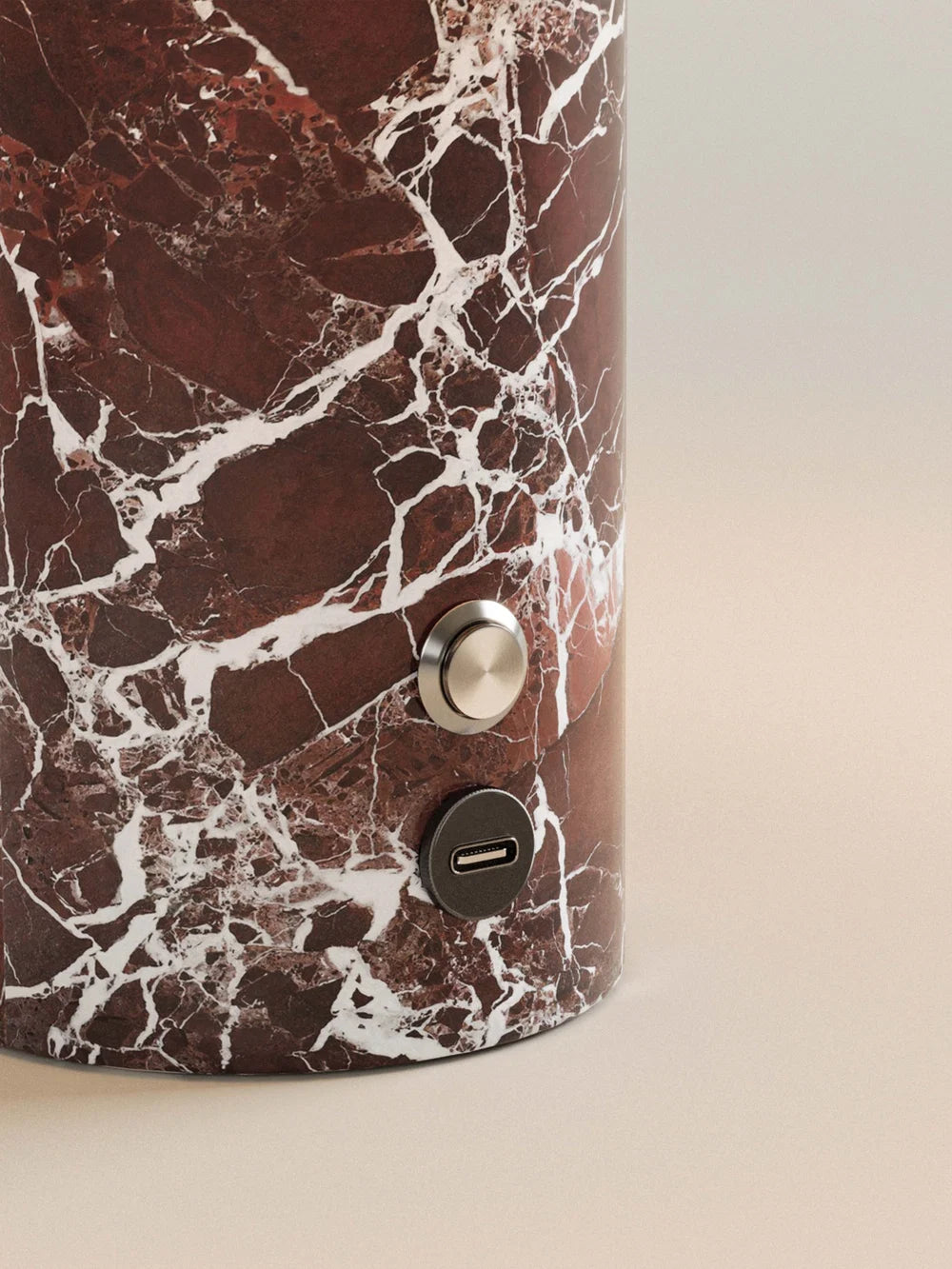 Strata Portable Lamp | Rosso Levanto - 9.5" / 24cm
