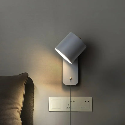 Velanira Cylindrical Wall Lamp with Plug