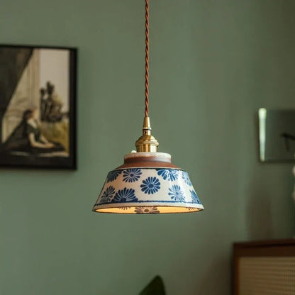 Ronja | Hand-Painted Ceramic Pendant Light