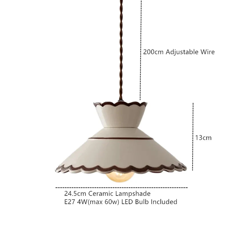 Ronja | Hand-Painted Ceramic Pendant Light