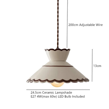 Ronja | Hand-Painted Ceramic Pendant Light