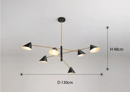 Caelina Scandinavian Art Pendant Lamp for Dining Room